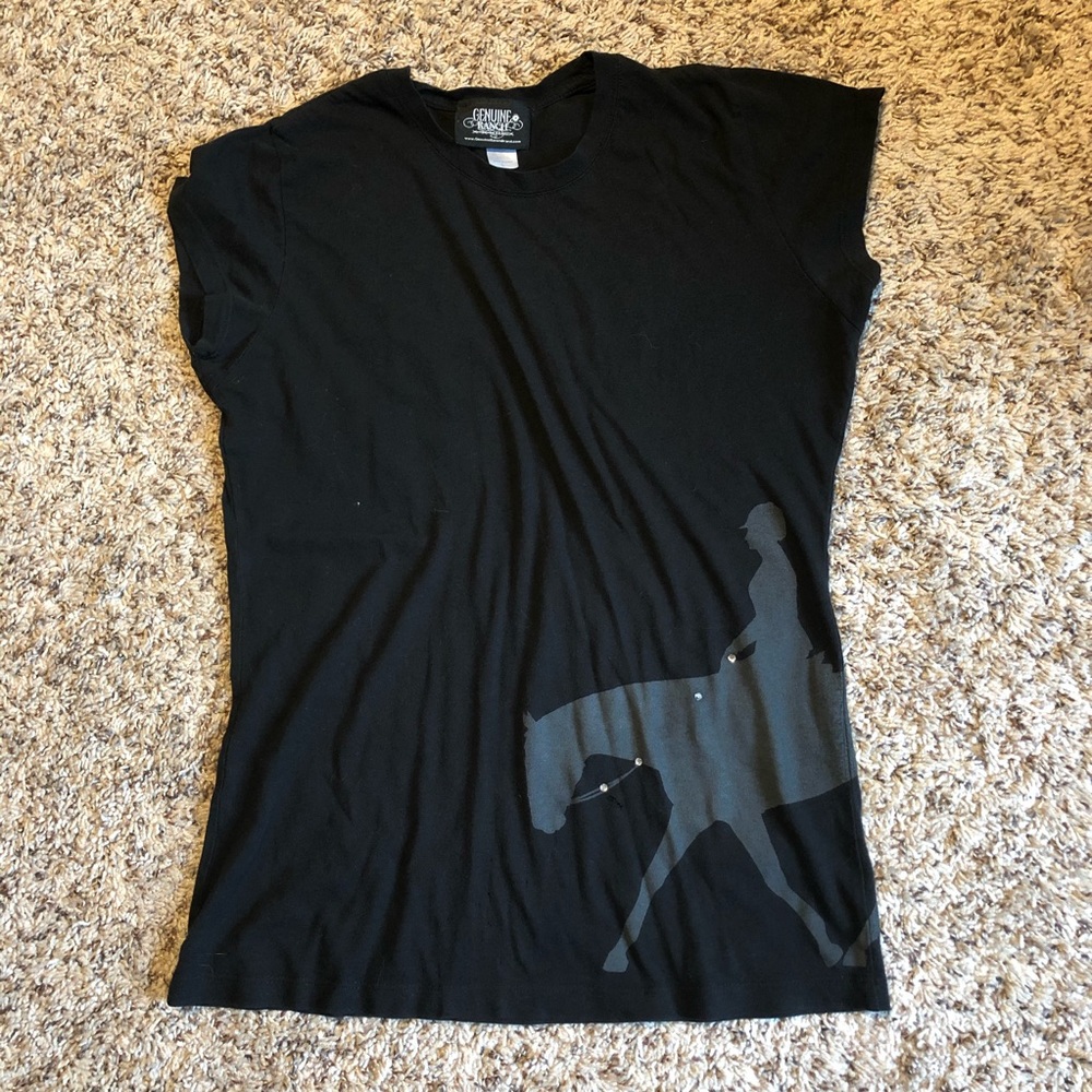 English hunt horse T-shirt